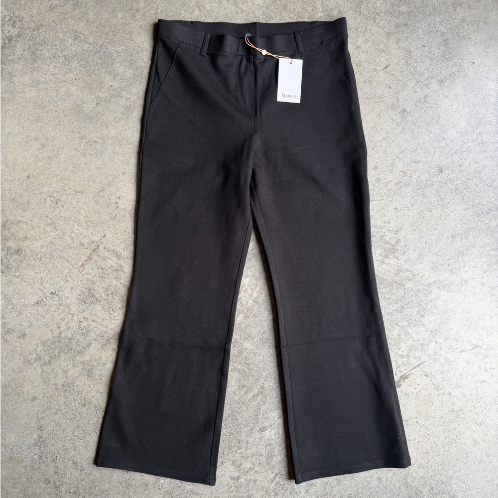 NWT QUINCE Ultra-Stretch Ponte Bootcut Pants - Picture 5 of 6
